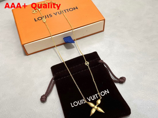 Louis Vuitton Louisette Necklace Gold Color Hardware M00365 Replica