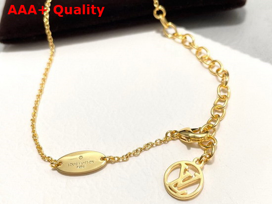 Louis Vuitton Louisette Necklace Gold Color Hardware M00365 Replica