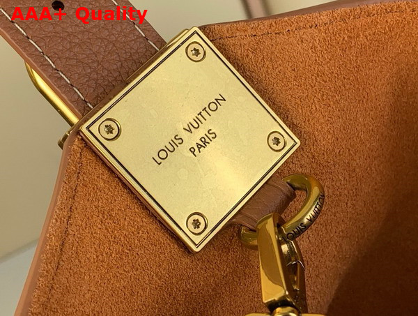 Louis Vuitton Low Key Hobo PM Bag in Cognac Grained Calfskin M25354 Replica