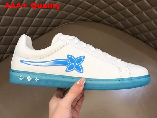 Louis Vuitton Luxembourg Samothrace Sneaker Blue 1A9FZ5 Replica