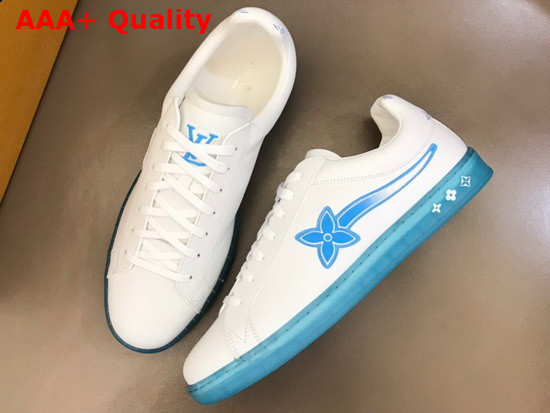 Louis Vuitton Luxembourg Samothrace Sneaker Blue 1A9FZ5 Replica