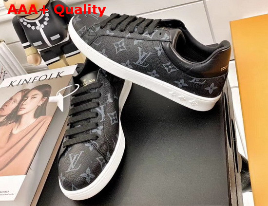 Louis Vuitton Luxembourg Sneaker Monogram Eclipse Canvas 1A4PAV Replica