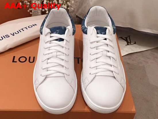 Louis Vuitton Luxembourg Sneaker in White Calf Leather Replica