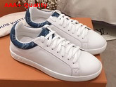 Louis Vuitton Luxembourg Sneaker in White Calf Leather Replica