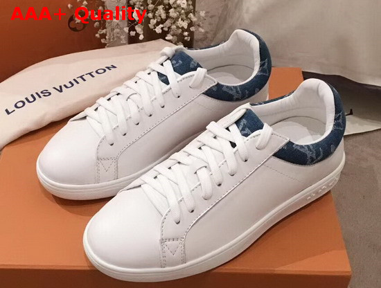 Louis Vuitton Luxembourg Sneaker in White Calf Leather Replica