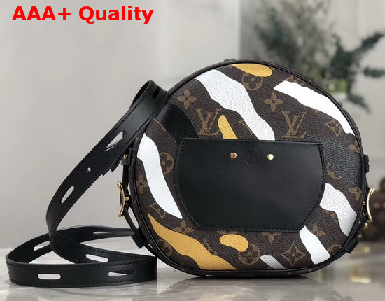 Louis Vuitton Lvxlol Boite Chapeau Souple Monogram Canvas Patterned with Gold and Silver Camo Replica