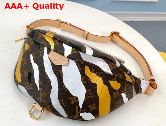 Louis Vuitton Lvxlol Bumbag Monogram Canvas with Gold and Silver Camouflage Replica