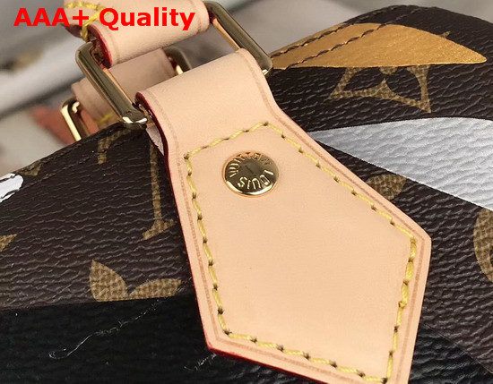 Louis Vuitton Lvxlol Speedy BB Monogram Canvas with Gold and Silver Camouflage Print M45202 Replica