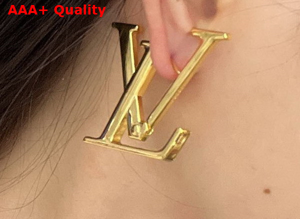 Louis Vuitton Macro LV Earrings in Gold M00958 Replica