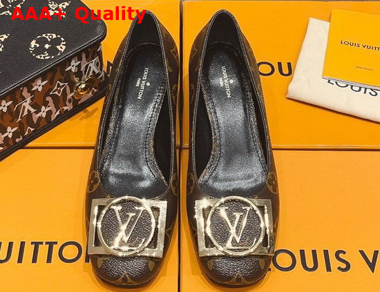 Louis Vuitton Madeleine Pump Cacao Patent Monogram Canvas 1A8ND0 Replica