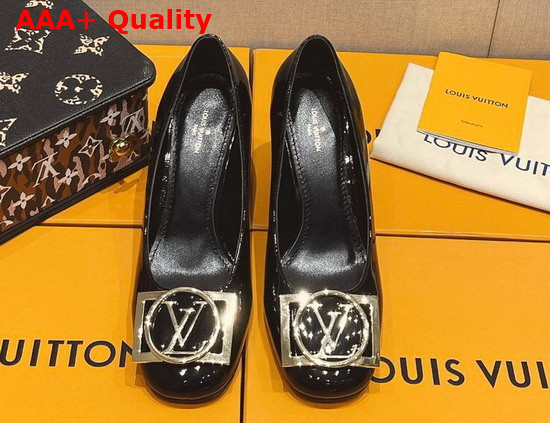 Louis Vuitton Madeleine Pump Noir Patent Calf Leather 1A8MW0 Replica