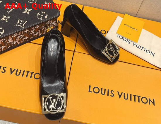 Louis Vuitton Madeleine Pump Noir Patent Calf Leather 1A8MW0 Replica