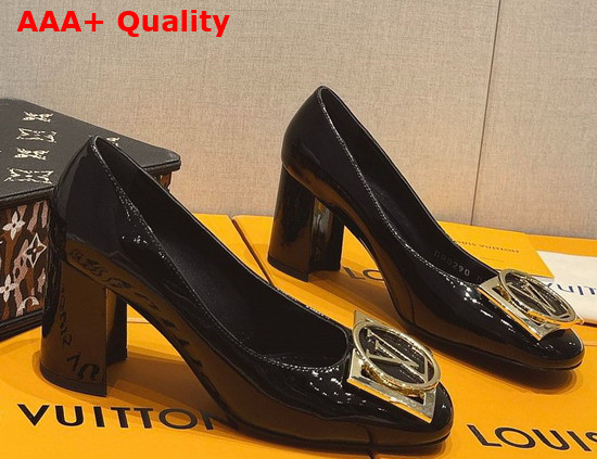 Louis Vuitton Madeleine Pump Noir Patent Calf Leather 1A8MW0 Replica