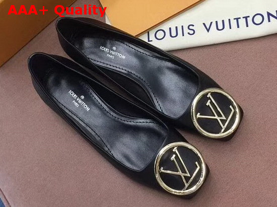 Louis Vuitton Madeleine Pump in Black Plain Calf Leather 1A3NWI Replica