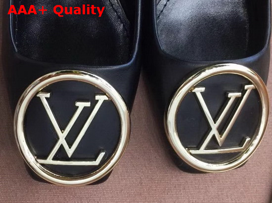 Louis Vuitton Madeleine Pump in Black Plain Calf Leather 1A3NWI Replica