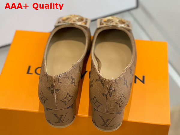 Louis Vuitton Madeleine Pump in Monogram Reverse Canvas Replica