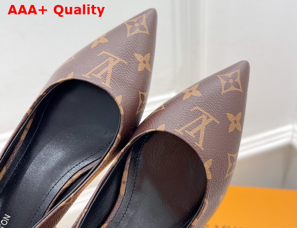 Louis Vuitton Magnetic Slingback Pump in Monogram Canvas Replica