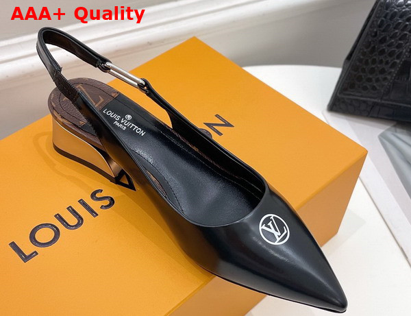 Louis Vuitton Magnetic Slingback Pump in Monogram Canvas Replica