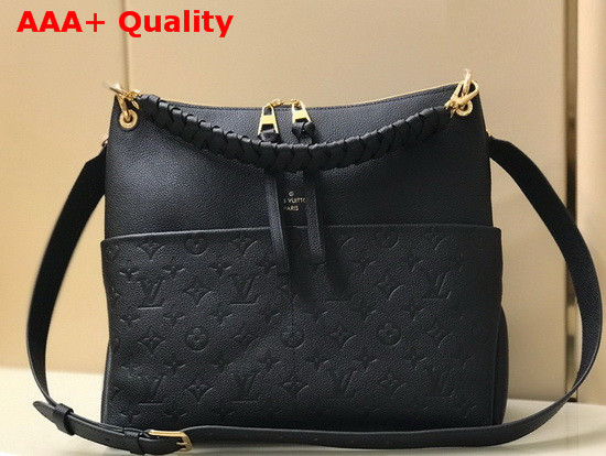 Louis Vuitton Maida Hobo in Black Monogram Empreinte Leather M45522 Replica