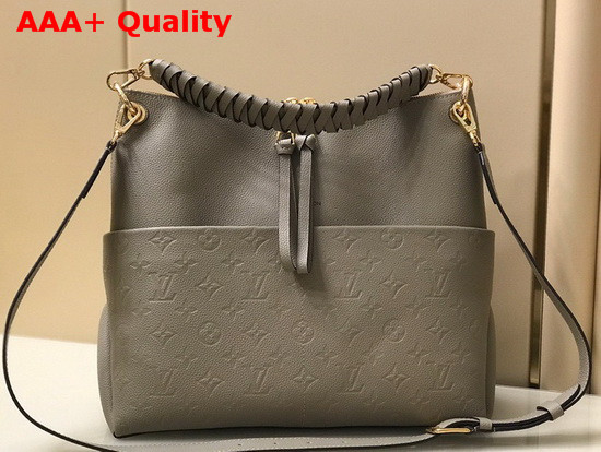 Louis Vuitton Maida Hobo in Tourterelle Gray Monogram Empreinte Leather M45523 Replica