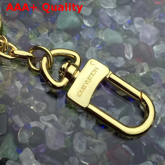 Louis Vuitton Malletage Blossom Bag Charm and Key Holder Replica