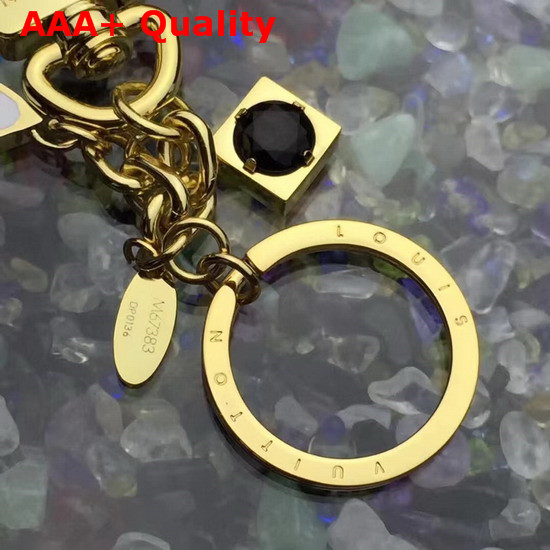 Louis Vuitton Malletage Blossom Bag Charm and Key Holder Replica