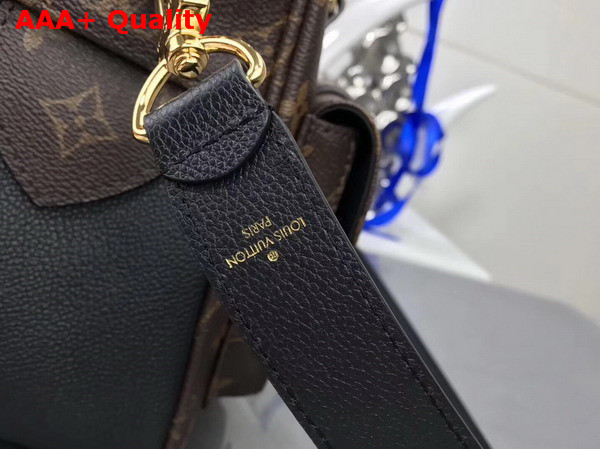 Louis Vuitton Manhattan Monogram Coated Canvas Noir Cowhide Leather Trim M44207 Replica