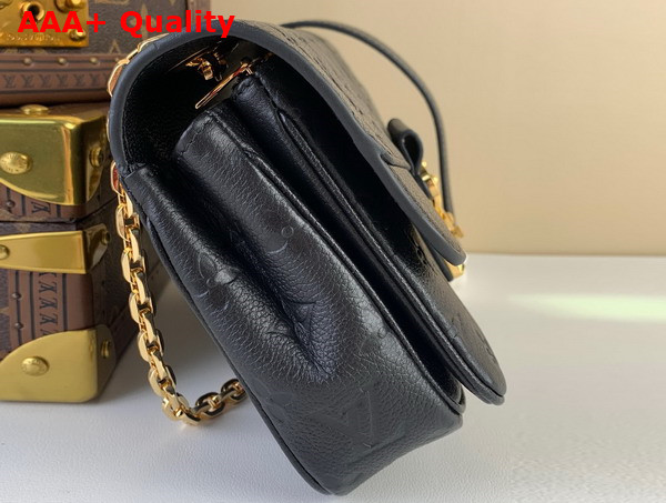 Louis Vuitton Marceau Chain Bag in Black Monogram Empreinte Leather M46200 Replica