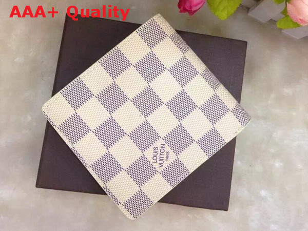 Louis Vuitton Marco Wallet in White Damier Canvas Replica