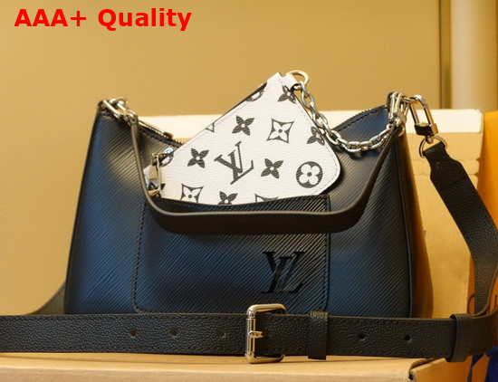 Louis Vuitton Marelle Handbag Black Epi Leather M80689 Replica