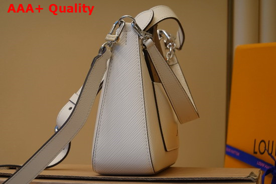 Louis Vuitton Marelle Handbag Quartz White Epi Grained Cowhide Leather M80688 Replica