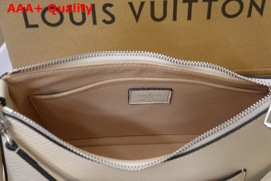 Louis Vuitton Marelle Handbag Quartz White Epi Grained Cowhide Leather M80688 Replica