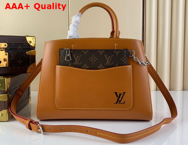 Louis Vuitton Marelle Tote MM Gold Miel Epi Leather M59953 Replica