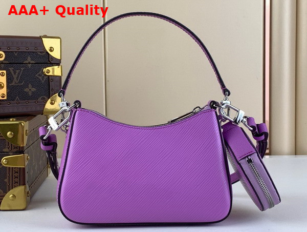 Louis Vuitton Marellini Handbag in Lilas Provence Lilac Epi Grained Cowhide Leather M22653 Replica