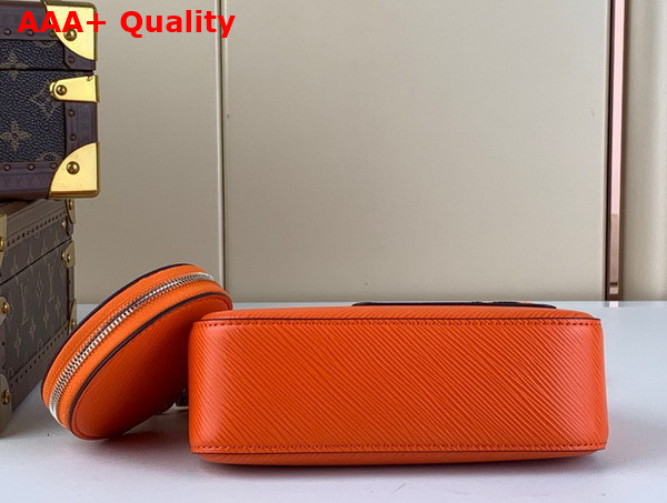 Louis Vuitton Marellini Handbag in Orange Minnesota Epi Grained Cowhide Leather M22736 Replica