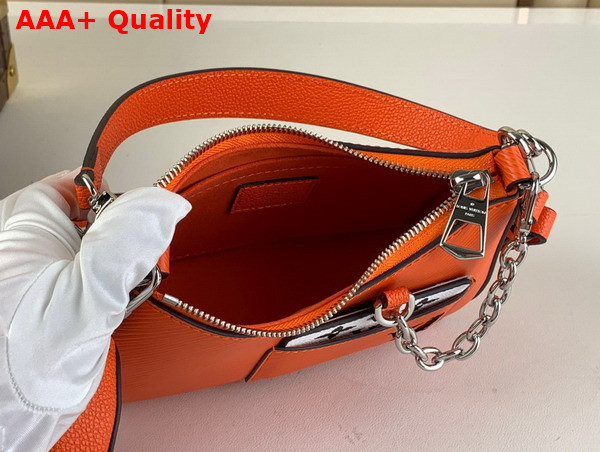 Louis Vuitton Marellini Handbag in Orange Minnesota Epi Grained Cowhide Leather M22736 Replica