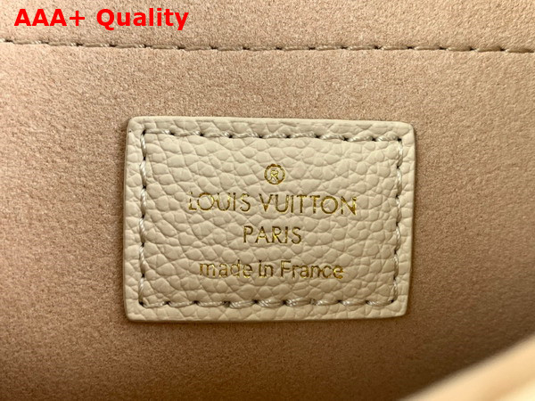 Louis Vuitton Marellini Handbag in Quartz White Epi Grained Cowhide Leather M22941 Replica