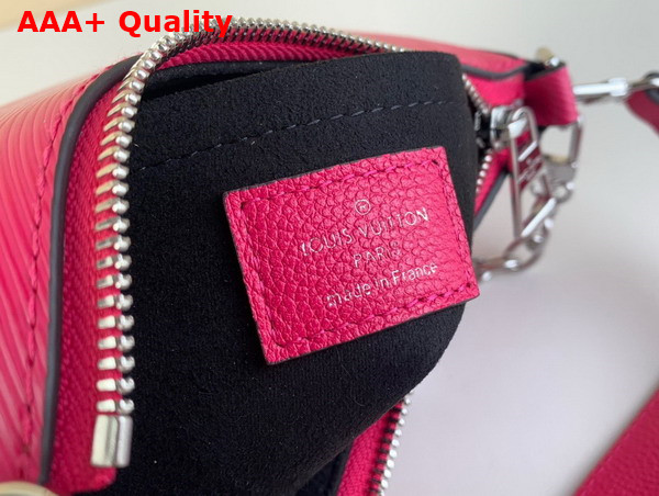 Louis Vuitton Marellini Handbag in Rose Miami Pink Epi Grained Cowhide Leather M21091 Replica