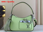 Louis Vuitton Marellini Handbag in Vert Noto Green Epi Grained Cowhide Leather M22651 Replica