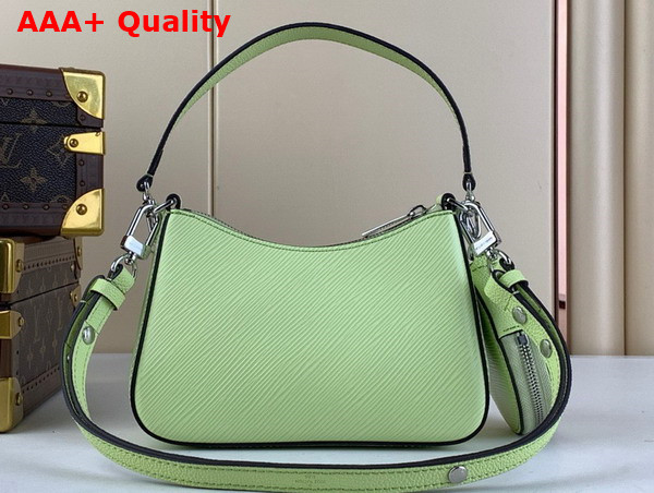 Louis Vuitton Marellini Handbag in Vert Noto Green Epi Grained Cowhide Leather M22651 Replica