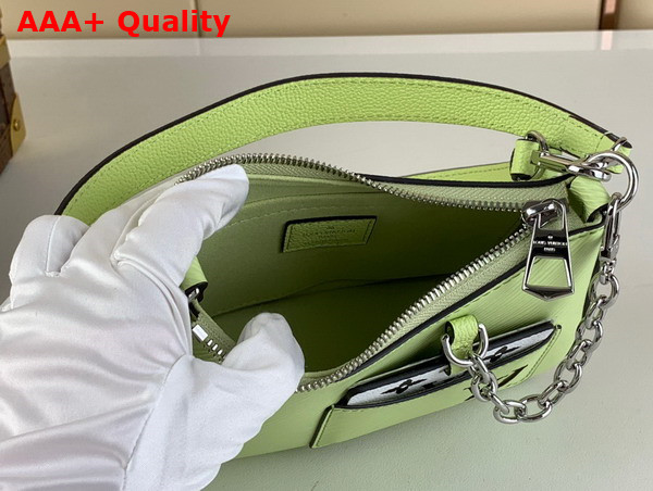 Louis Vuitton Marellini Handbag in Vert Noto Green Epi Grained Cowhide Leather M22651 Replica