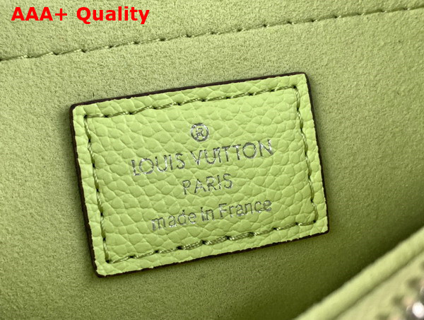 Louis Vuitton Marellini Handbag in Vert Noto Green Epi Grained Cowhide Leather M22651 Replica