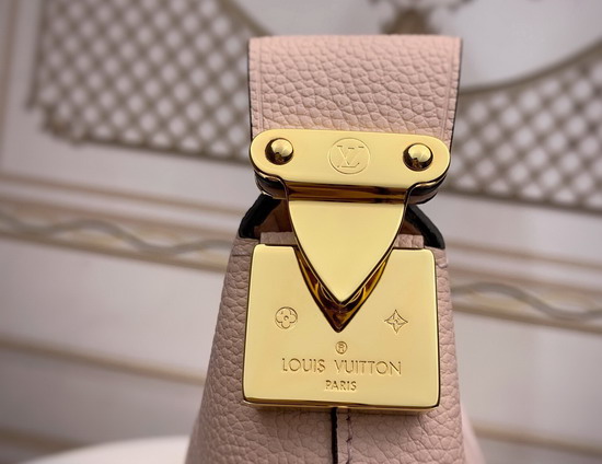 Louis Vuitton Marshmallow Hobo Bag Bouton de Rose Monogram Empreinte Leather with an Oversized and Gradient Monogram Pattern M45697 Replica