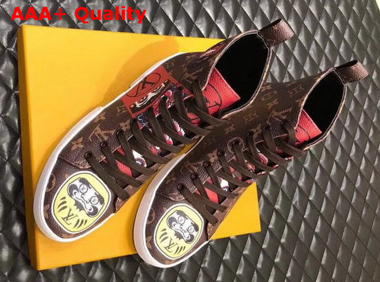 Louis Vuitton Match Up Trainer Boot Monogran Coated Canvas with Printed Patches Replica