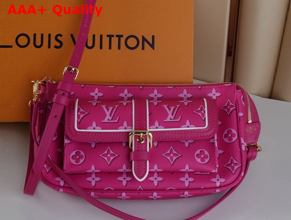 Louis Vuitton Maxi Multi Pochette Accessoires Fuchsia M46161 Replica