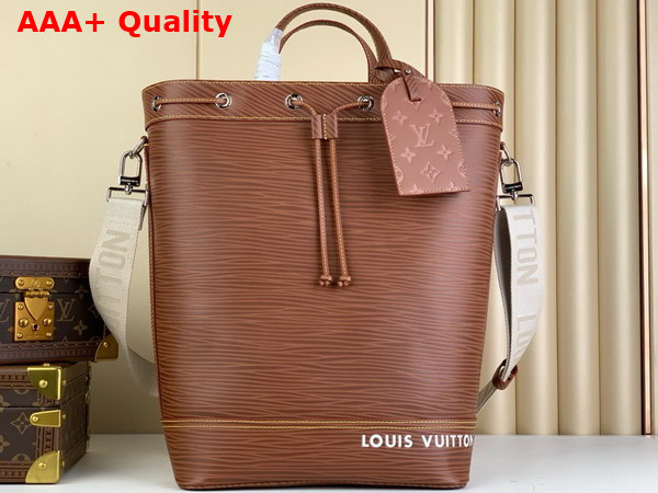 Louis Vuitton Maxi Noe Sling Bag in Cognac Epi Leather M23117 Replica