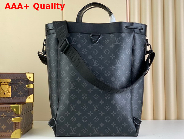 Louis Vuitton Maxi Noe Sling Bag in Monogram Eclipse Canvas M46693 Replica