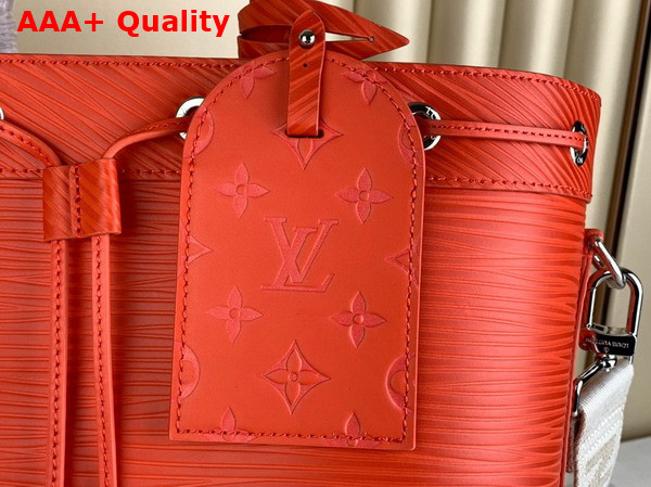 Louis Vuitton Maxi Noe Sling Bag in Red Epi Leather Replica