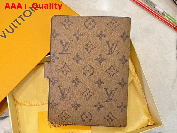 Louis Vuitton Medium Ring Agenda Cover Light Brown Monogram Canvas Replica