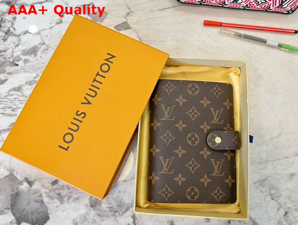 Louis Vuitton Medium Ring Agenda Cover Monogram Canvas R20105 Replica